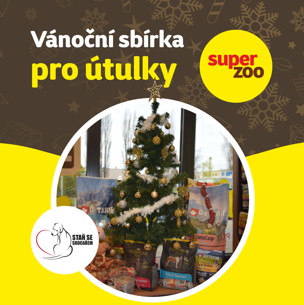 Vánoční sbírka pro útulky a psí domov 